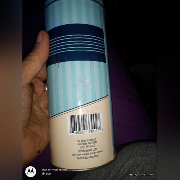 Luxe by Mr. Bubble Sweet & Clean Bubble the Day Away Powdered Bubble Bath Tin - Picture 3 of 5